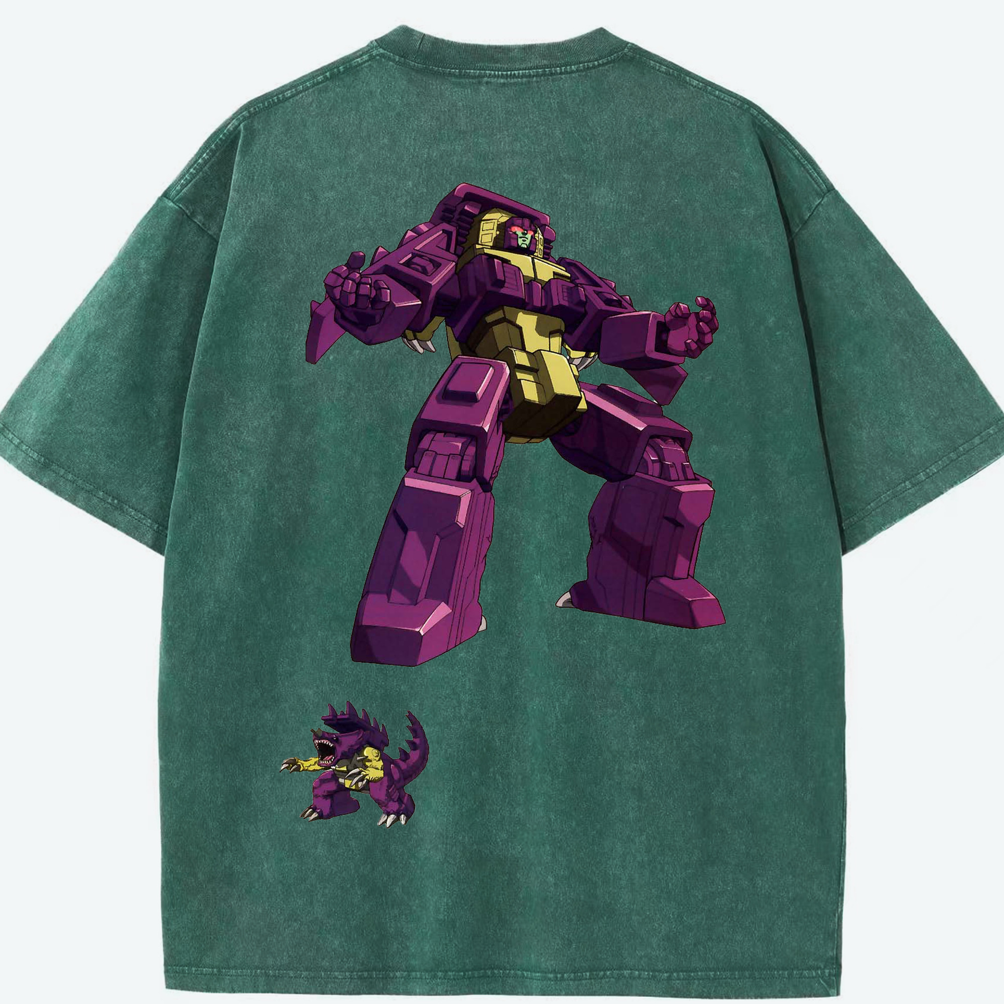 （画像用）  綿100% ヴィンテージ風 半袖Tシャツ（背面プリント）